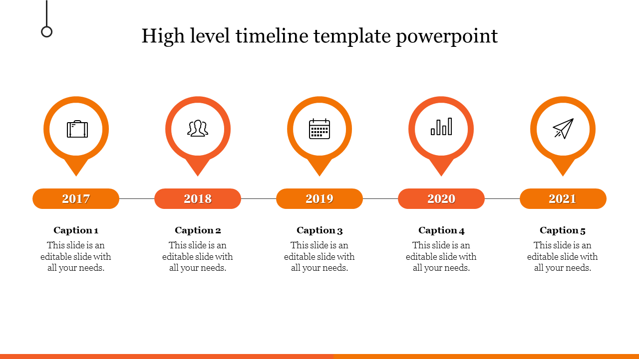 Free - Get High Level Timeline Template PowerPoint Presentation